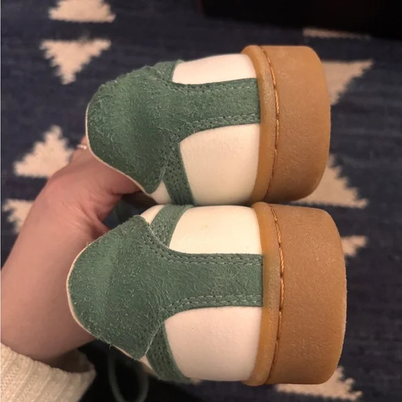 Onitsuka Tiger GSM sneakers in Cream and Hiking Green - Picture 5 of 8